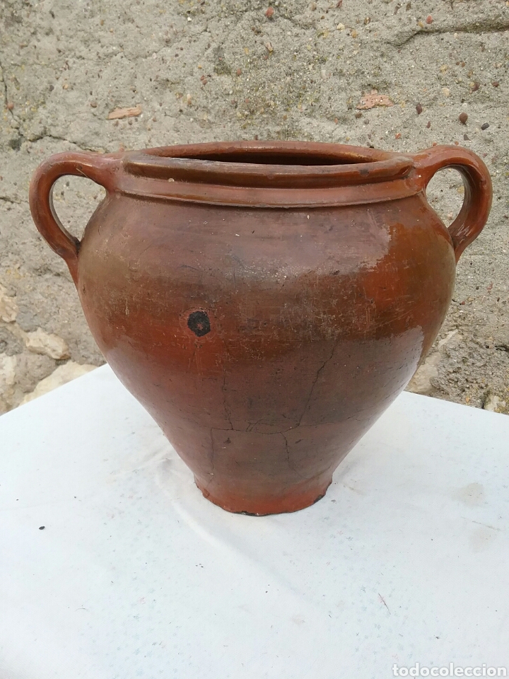 Antig&uuml;edades: Orza marron. - Foto 2