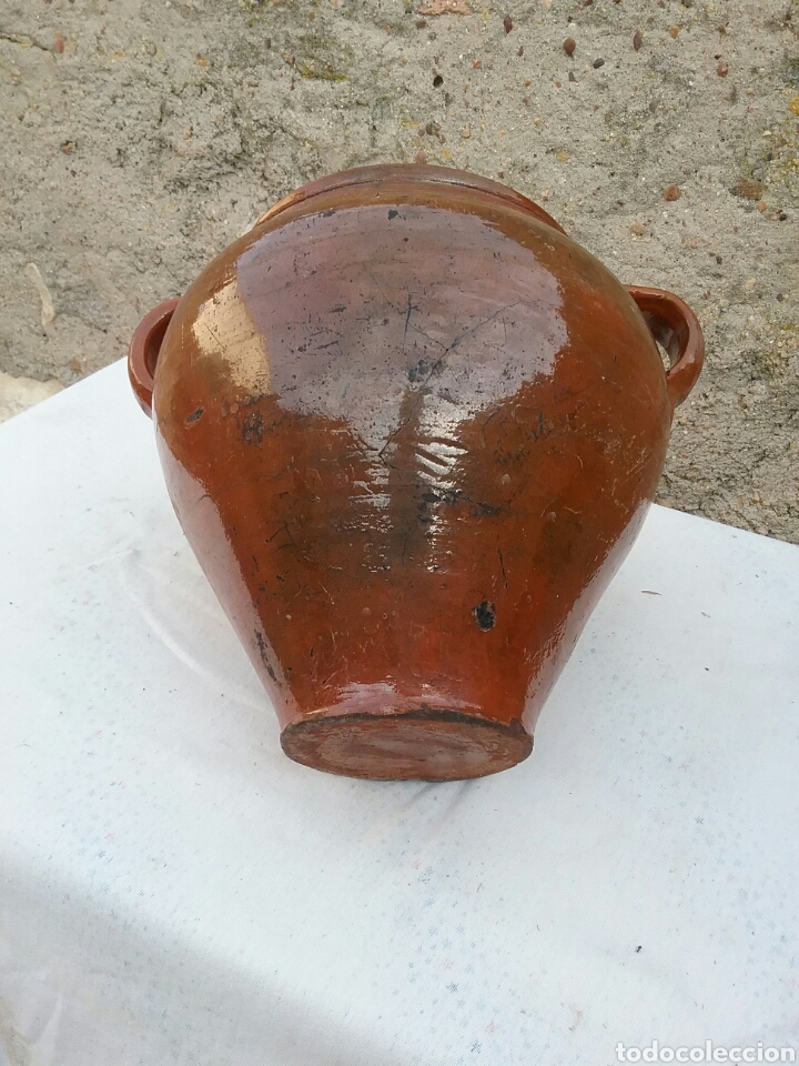 Antig&uuml;edades: Orza marron. - Foto 3