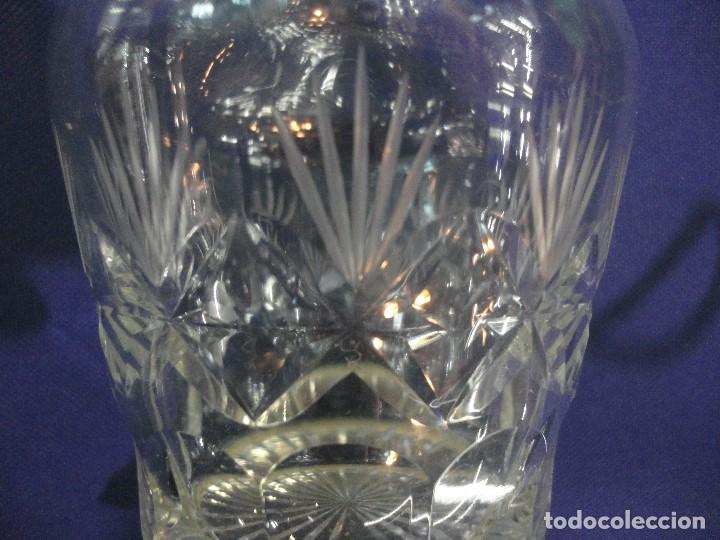 Antig&uuml;edades: JARRON TALLADO BASE DE PLATA - Foto 2