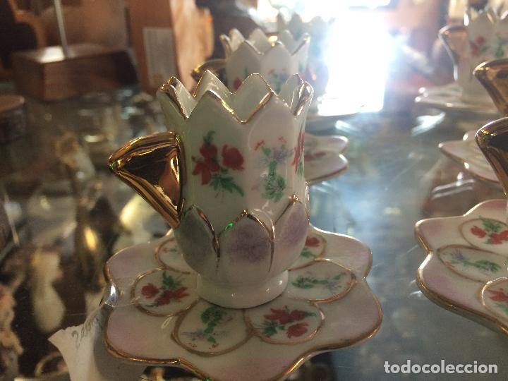 Antig&uuml;edades: 6 tacitas de porcelana. - Foto 1