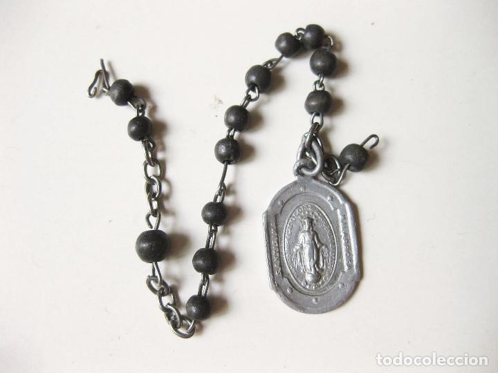 Antig&uuml;edades: MEDALLA DE ALUMINIO DE MARIA SANT&Iacute;SIMA - Foto 1