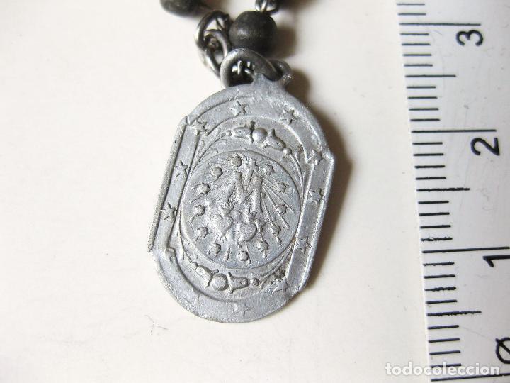 Antig&uuml;edades: MEDALLA DE ALUMINIO DE MARIA SANT&Iacute;SIMA - Foto 3
