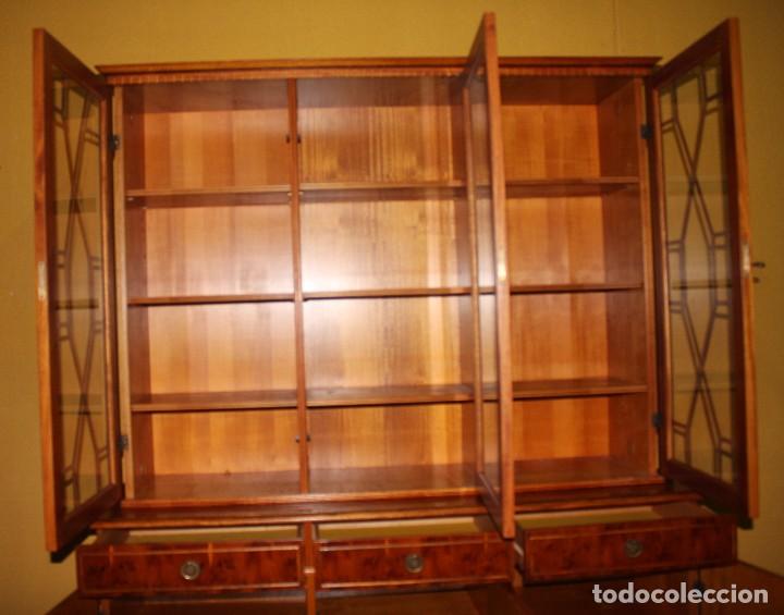 Antig&uuml;edades: VITRINA BIBLIOTECA INGLESA. REF. 6069 - Foto 6