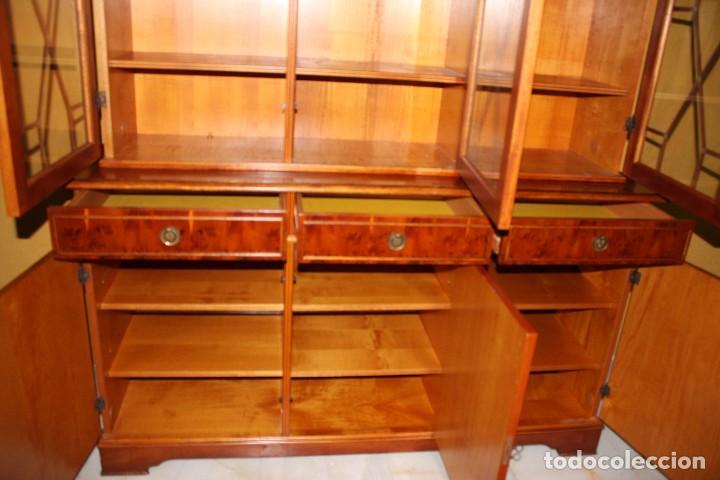 Antig&uuml;edades: VITRINA BIBLIOTECA INGLESA. REF. 6069 - Foto 8