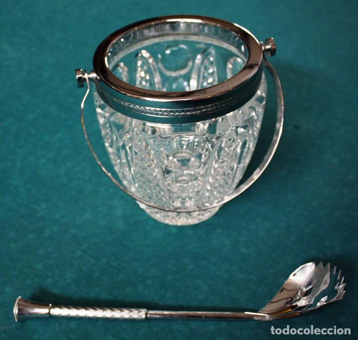 Antig&uuml;edades: CUBITERA EN CRISTAL CON CUCHARA. REF. 6072 - Foto 4