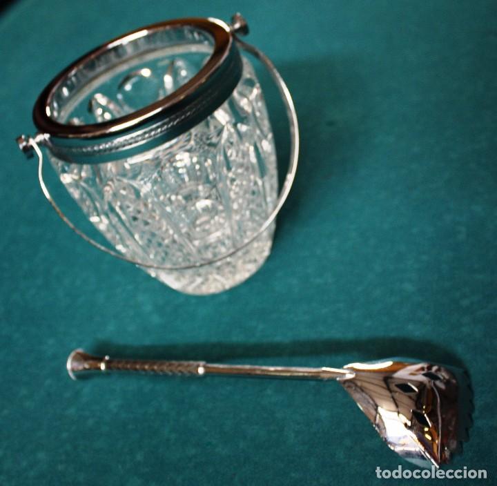 Antig&uuml;edades: CUBITERA EN CRISTAL CON CUCHARA. REF. 6072 - Foto 7