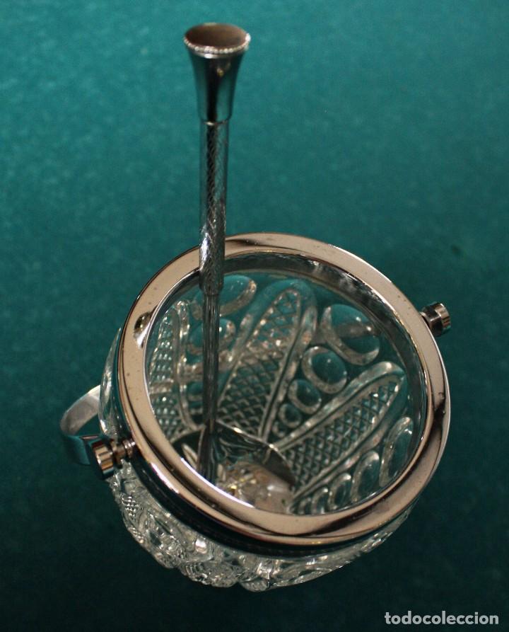 Antig&uuml;edades: CUBITERA EN CRISTAL CON CUCHARA. REF. 6072 - Foto 8