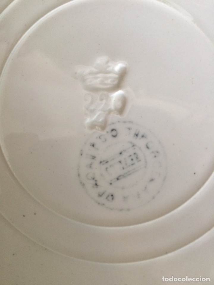 Antig&uuml;edades: Plato porcelana - Foto 2