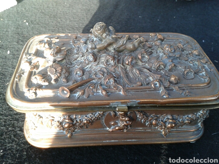 Antig&uuml;edades: ANTIGUA CAJA COBRE - Foto 1