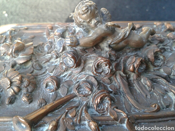 Antig&uuml;edades: ANTIGUA CAJA COBRE - Foto 2
