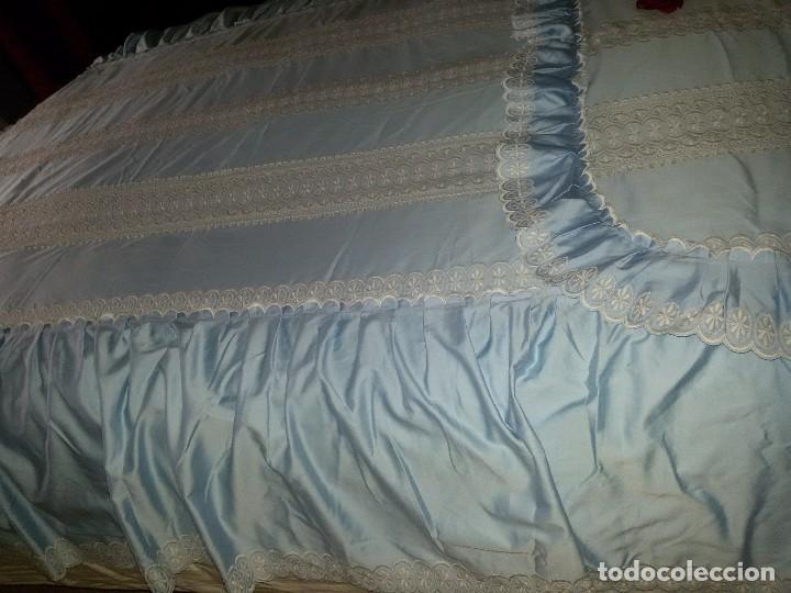 Antig&uuml;edades: CUBRECAMA O COLCHA - Foto 7