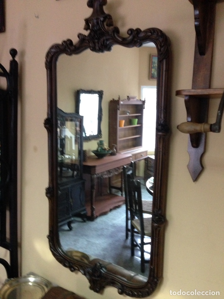 Antig&uuml;edades: Antiguo mueble consola y Espejo - Foto 4