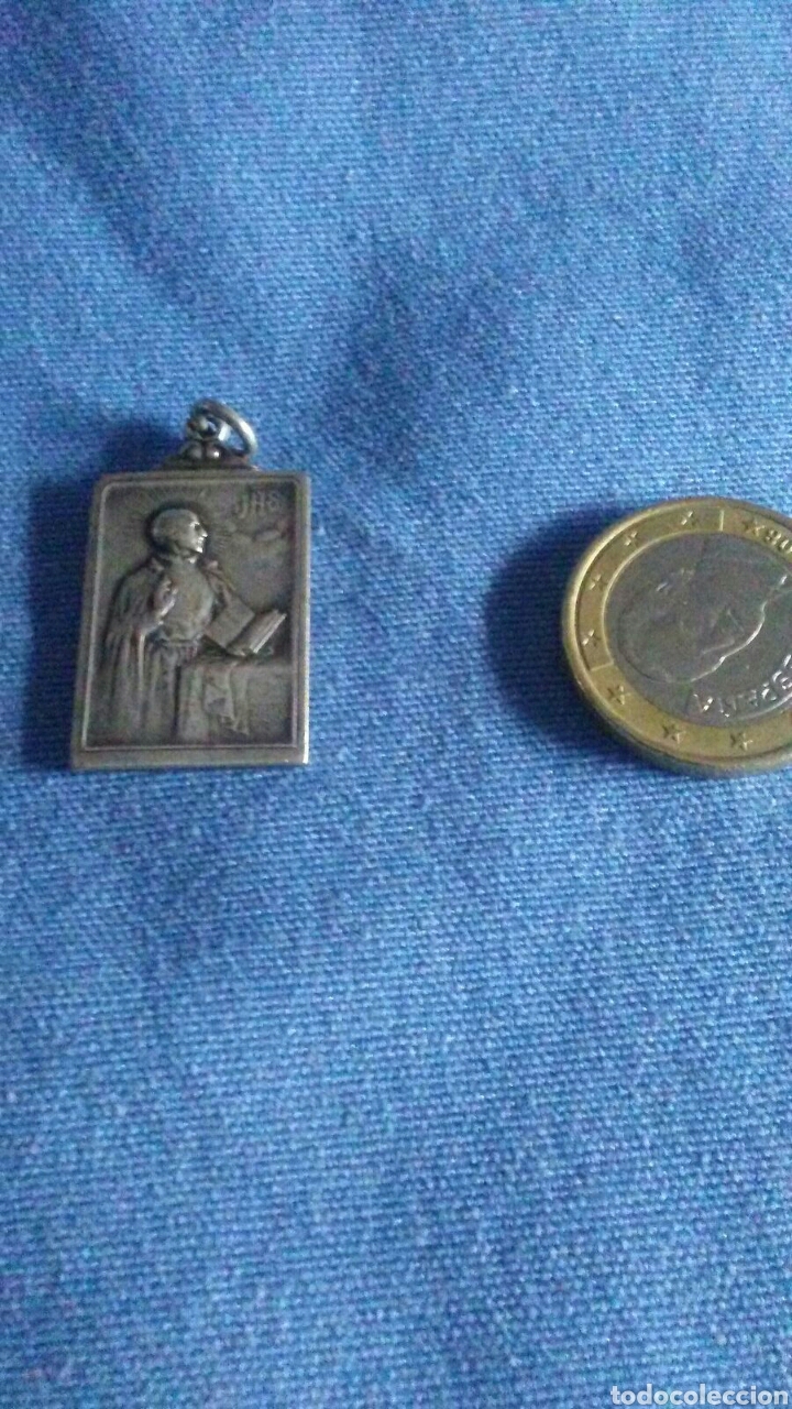 Antig&uuml;edades: Medalla de San Ignacio de Loyola en plata - Foto 2