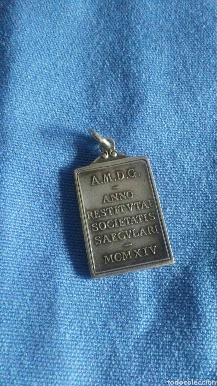 Antig&uuml;edades: Medalla de San Ignacio de Loyola en plata - Foto 3