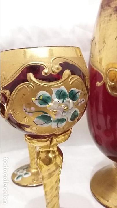 Antig&uuml;edades: Servicio de Licor de cristal de Murano. - Foto 6