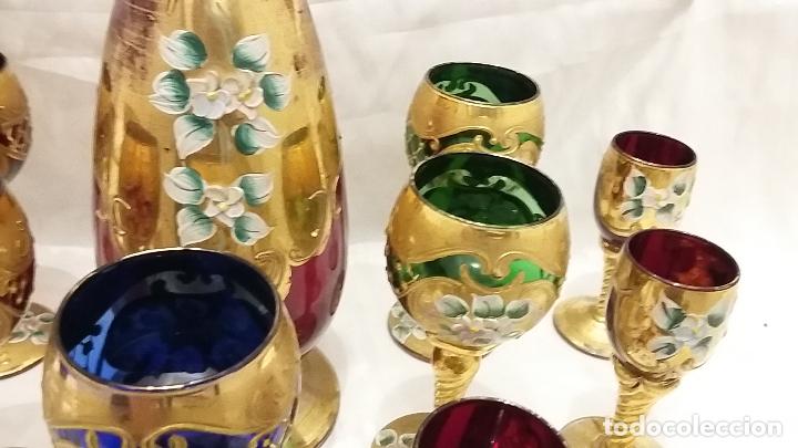 Antig&uuml;edades: Servicio de Licor de cristal de Murano. - Foto 7