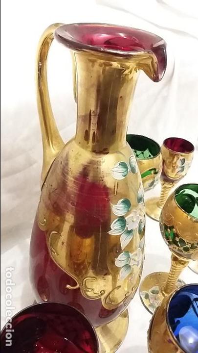 Antig&uuml;edades: Servicio de Licor de cristal de Murano. - Foto 9