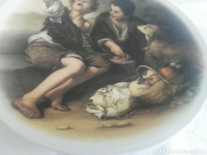 Antig&uuml;edades: Plato decorativo bavaria Murillo - Foto 3