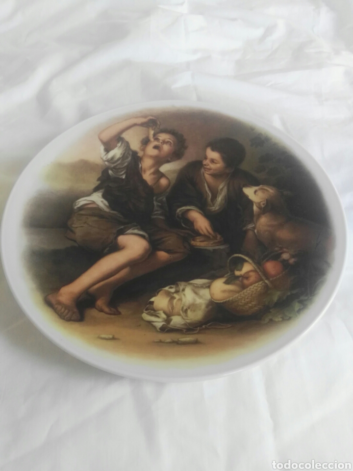 Antig&uuml;edades: Plato decorativo bavaria Murillo - Foto 6