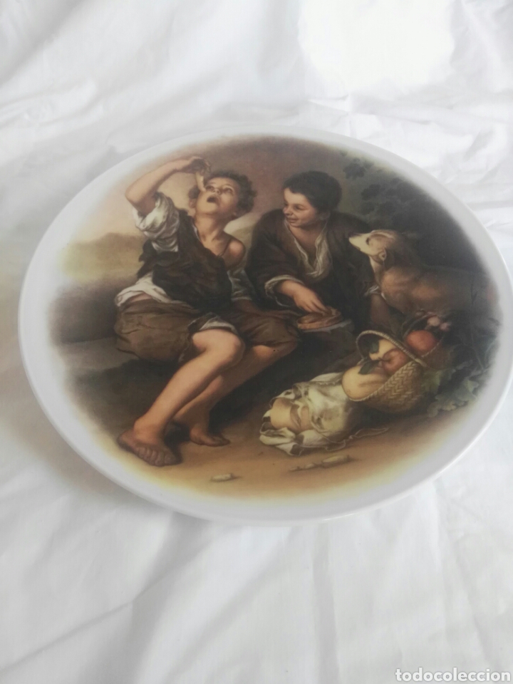 Antig&uuml;edades: Plato decorativo bavaria Murillo - Foto 7