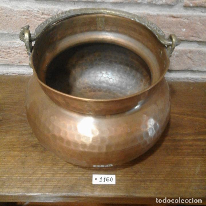 Antig&uuml;edades: ANTIGUO CALDERO DE COBRE - Foto 1
