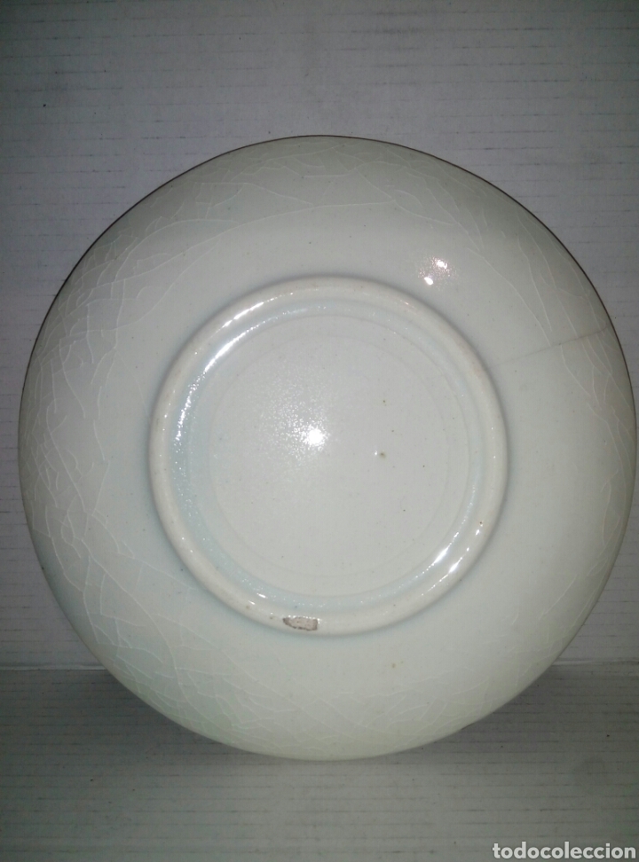 Antig&uuml;edades: Antiguo plato porcelana - Foto 2