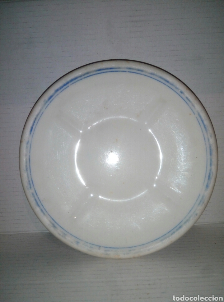 Antig&uuml;edades: Antiguo plato porcelana - Foto 1