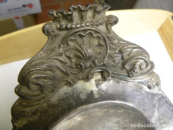 Antig&uuml;edades: CENTRO DE MESA DE ALPACA - Foto 2