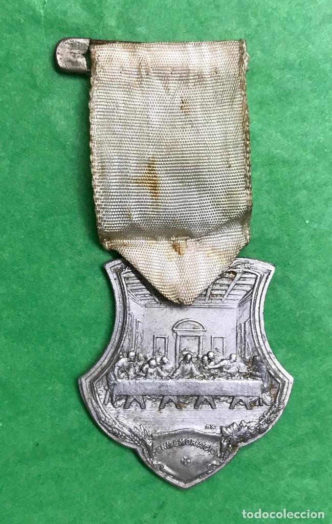 Antig&uuml;edades: Medalla religiosa 1907 Jueves Eucar&iacute;sticos - Foto 1