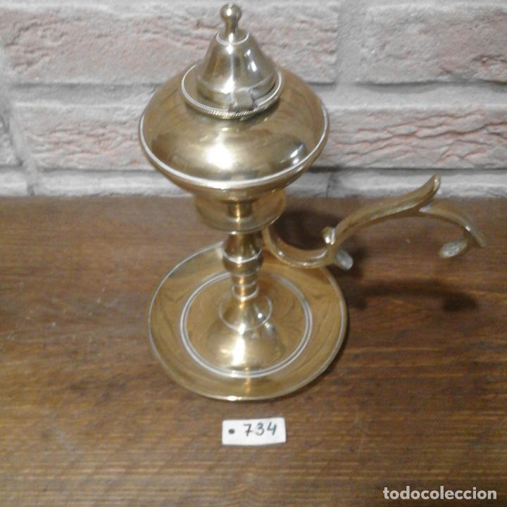 Antig&uuml;edades: ANTIGUO CANDIL DE ACEITE - Foto 1