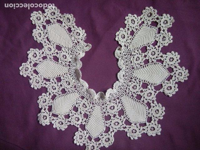 Antig&uuml;edades: ANTIGUO CUELLO DE CROCHET - Foto 1