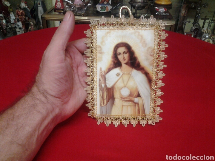 Antig&uuml;edades: Escapulario de nuestra preciosa Virgen - Foto 1
