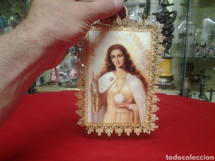 Antig&uuml;edades: Escapulario de nuestra preciosa Virgen - Foto 3