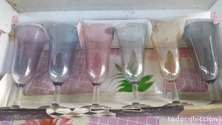 Antig&uuml;edades: antiguo juego copas  estrenar - Foto 2