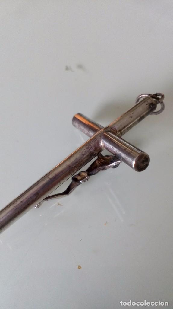 Antig&uuml;edades: Cruz de plata de ley - Foto 4