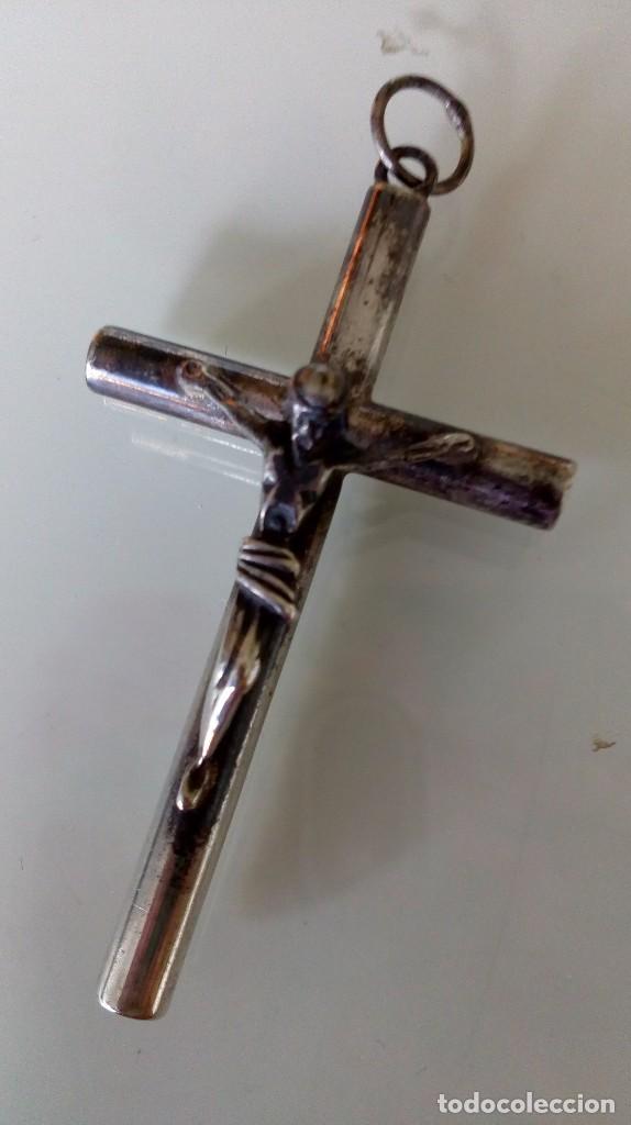 Antig&uuml;edades: Cruz de plata de ley - Foto 5