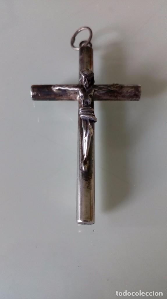 Antig&uuml;edades: Cruz de plata de ley - Foto 6