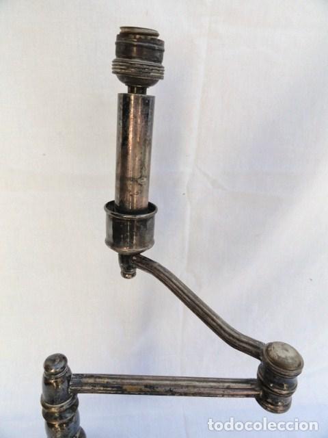 Antig&uuml;edades: ANTIGUO PIE DE L&Aacute;MPARA CON BRAZO EXTENSIBLE MULTIPOSICI&Oacute;N. - Foto 5