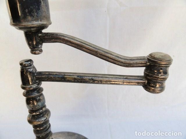 Antig&uuml;edades: ANTIGUO PIE DE L&Aacute;MPARA CON BRAZO EXTENSIBLE MULTIPOSICI&Oacute;N. - Foto 7