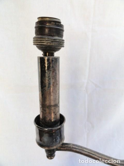 Antig&uuml;edades: ANTIGUO PIE DE L&Aacute;MPARA CON BRAZO EXTENSIBLE MULTIPOSICI&Oacute;N. - Foto 8