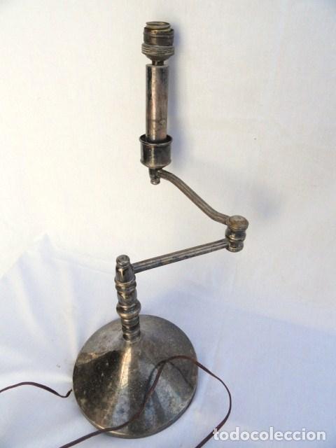 Antig&uuml;edades: ANTIGUO PIE DE L&Aacute;MPARA CON BRAZO EXTENSIBLE MULTIPOSICI&Oacute;N. - Foto 9