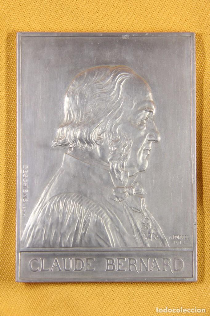 Oggetti Antichi: Medalla Claude Bernard. Alfred Borrel.