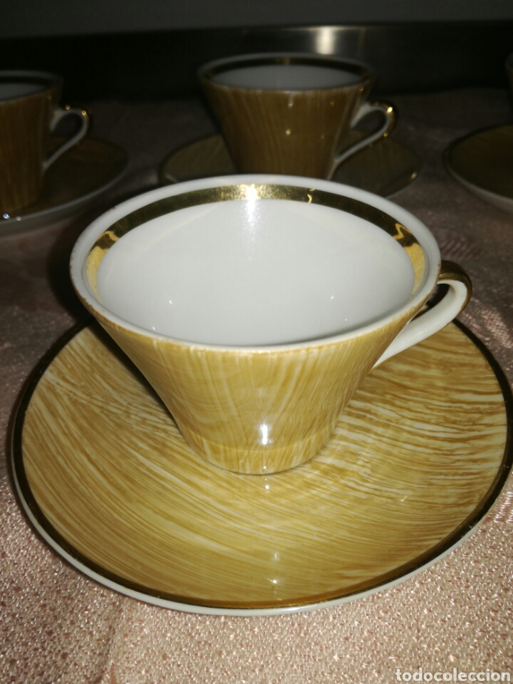 Antig&uuml;edades: Juego de cafe de 6 servicios vintage - Foto 2