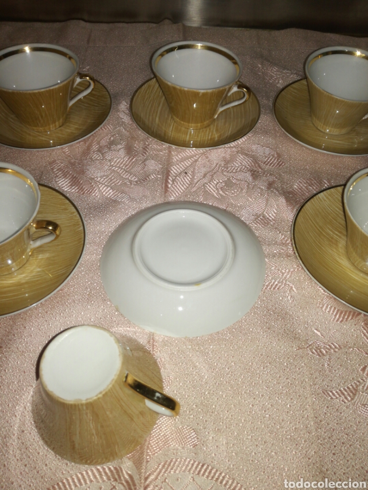 Antig&uuml;edades: Juego de cafe de 6 servicios vintage - Foto 3