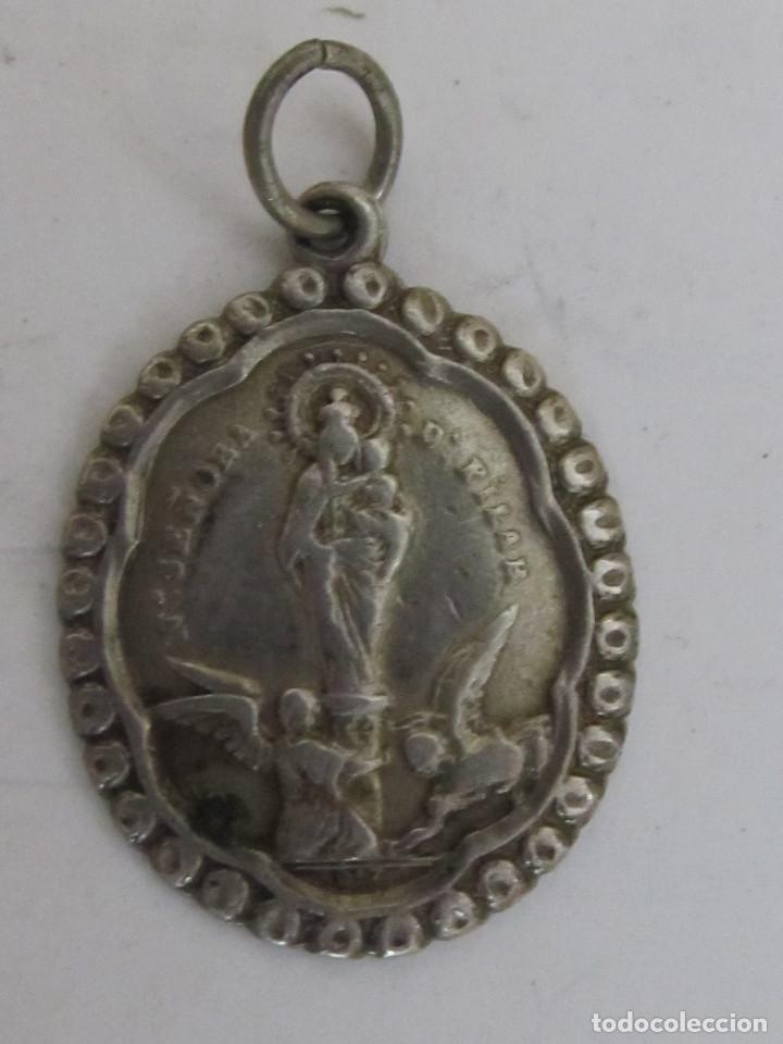 Antig&uuml;edades: MEDALLA DE PLATA - VIRGEN DEL PILAR - Foto 1