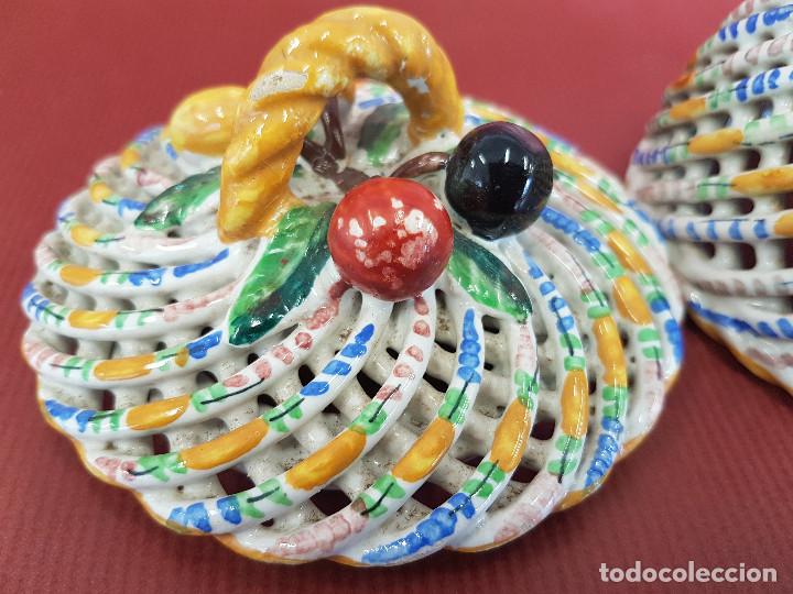 Antig&uuml;edades: JOYERO--ALGODONERO     PIEZA VINTAGE 60&acute;S - Foto 4