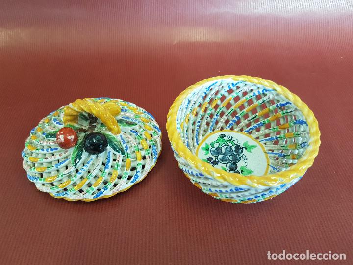Antig&uuml;edades: JOYERO--ALGODONERO     PIEZA VINTAGE 60&acute;S - Foto 7