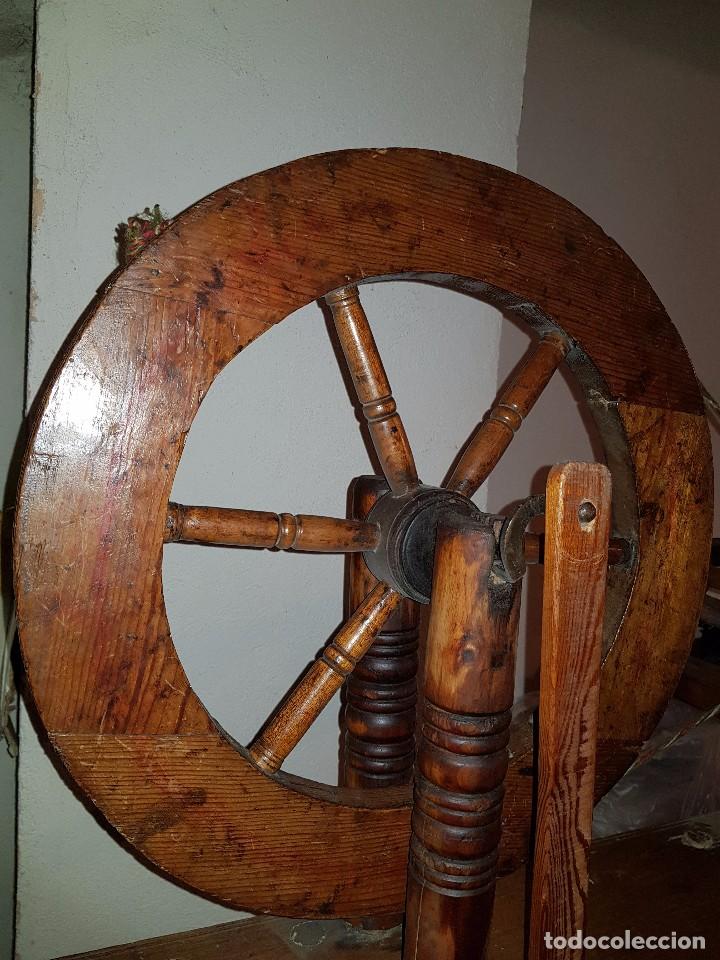 Antig&uuml;edades: Rueca antigua - Foto 5
