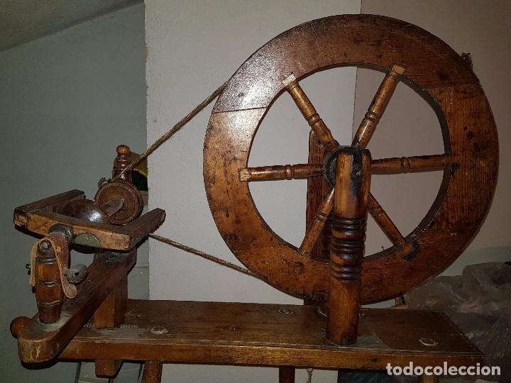 Antig&uuml;edades: Rueca antigua - Foto 6