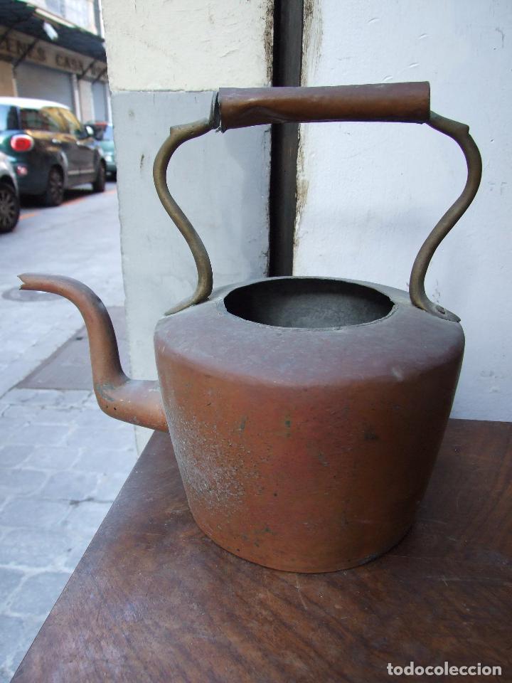 antigua jarra pichel para calentar agua - cobre - Compra venta en  todocoleccion